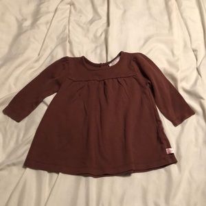 Lolly Wolly Doodle, solid brown shirt, size 12-18 months